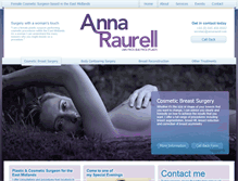 Tablet Screenshot of annaraurell.com